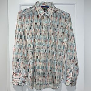 Robert Graham button down collared dress shirt - Tailored fit